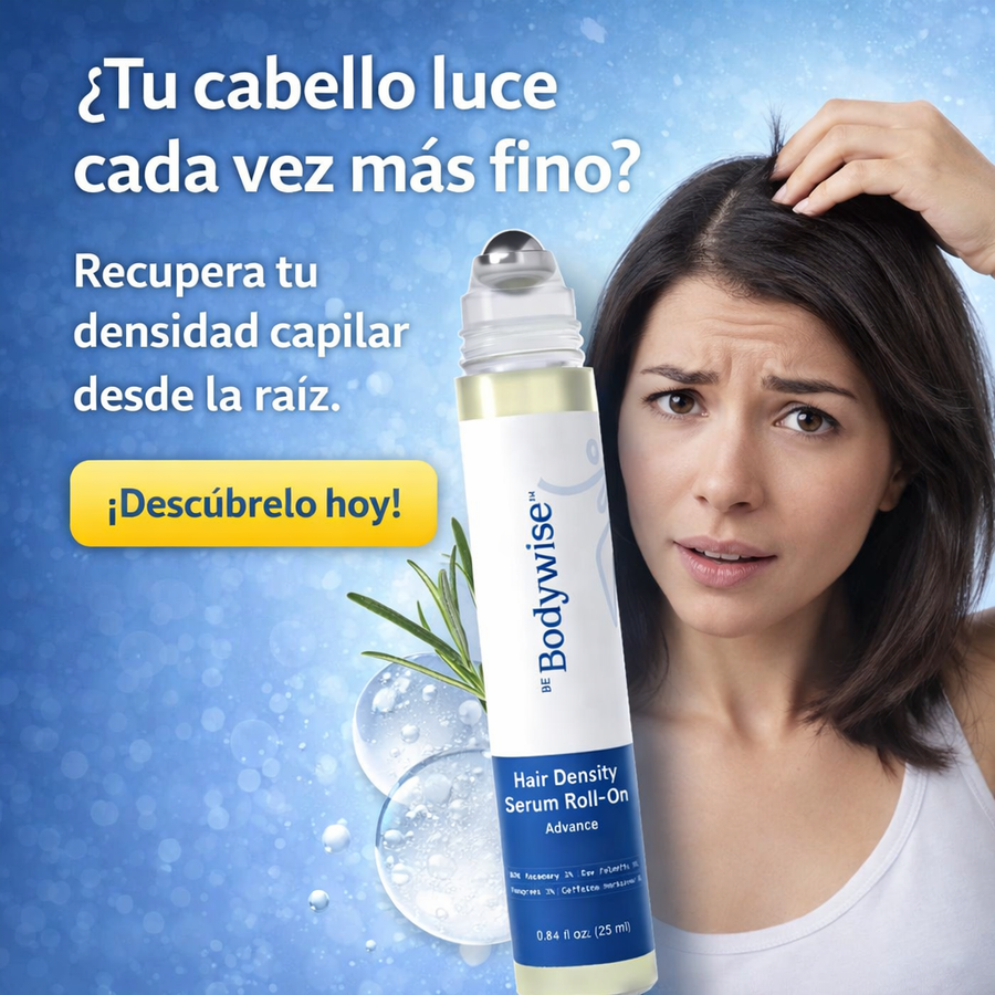 Be Bodywise Hair Density Serum ⚡ | Menos Caída 🚫 y Cabello Más Abundante 🌿