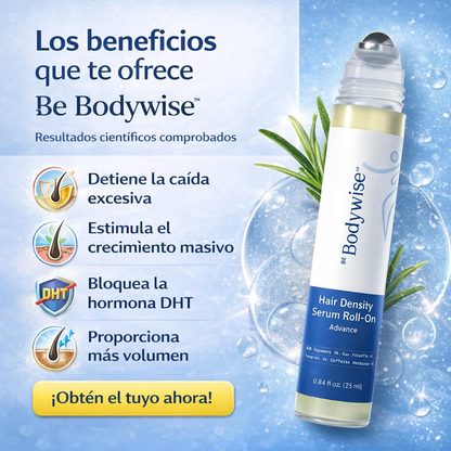 Be Bodywise Hair Density Serum ⚡ | Menos Caída 🚫 y Cabello Más Abundante 🌿