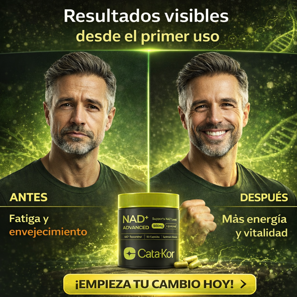 Cata-Kor NAD+ Advanced ⚡ | Energía Celular 🔋 y Envejecimiento Saludable