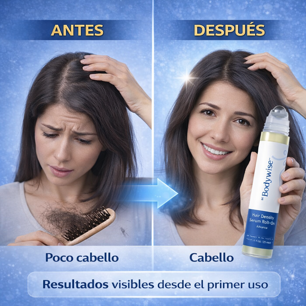 Be Bodywise Hair Density Serum ⚡ | Menos Caída 🚫 y Cabello Más Abundante 🌿
