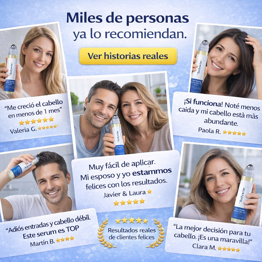 Be Bodywise Hair Density Serum ⚡ | Menos Caída 🚫 y Cabello Más Abundante 🌿