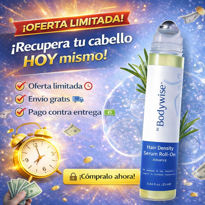 Be Bodywise Hair Density Serum ⚡ | Menos Caída 🚫 y Cabello Más Abundante 🌿